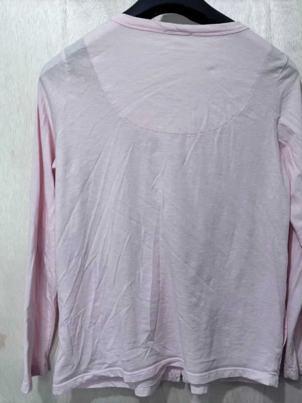 Baby pink Kim Roger’s Pajama Top with pockets size L